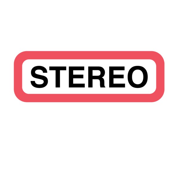 Position Labels - Stereo 1/2" x 1-1/2" White w/Red & Black